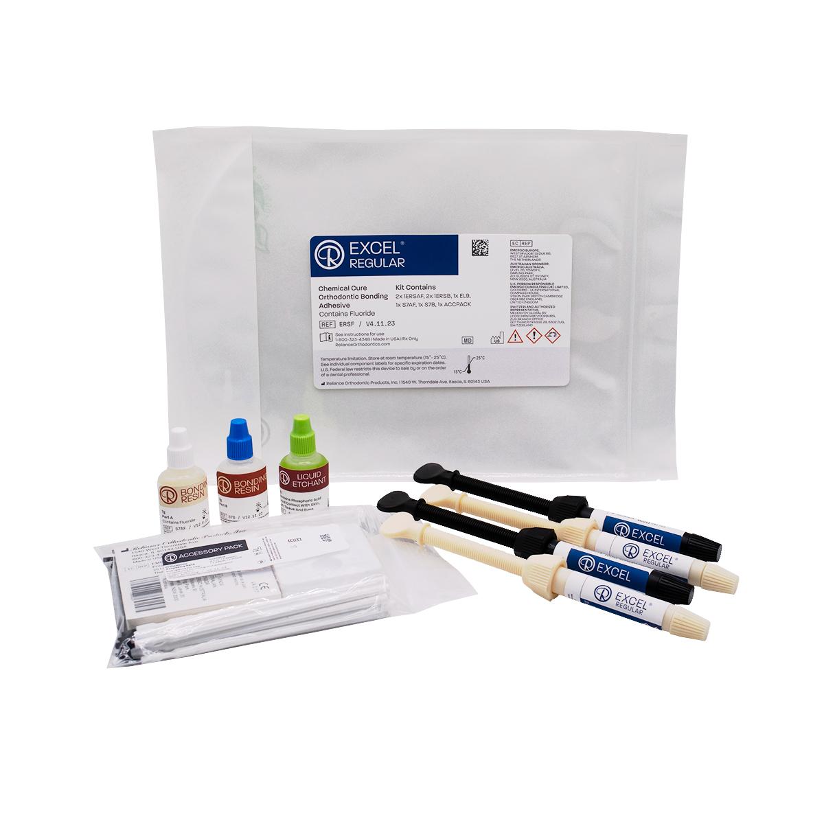 Excel Regular Syringe Kit with Fluoride Reliance Orthodontic Products